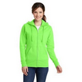 Port & Company   Ladies Classic Full-Zip Hooded Sweatshirt